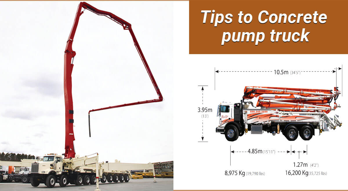 Tips to Concrete pump truck
