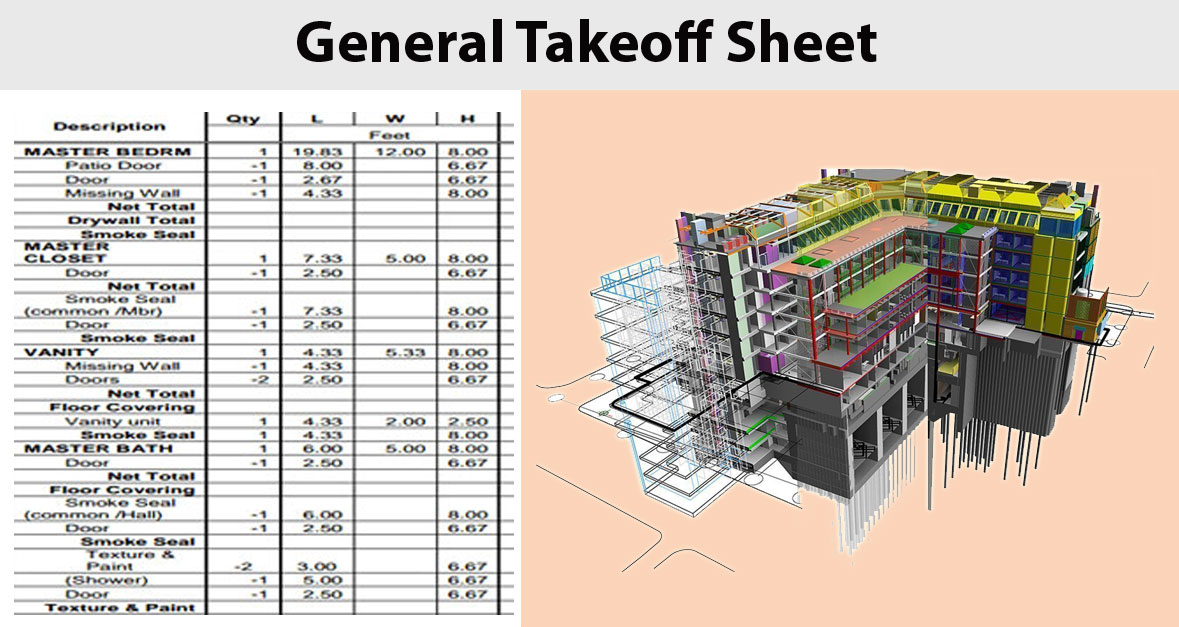 General Takeoff Sheet