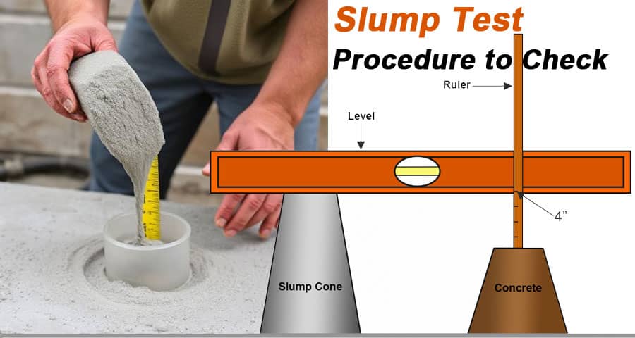 Slump Test Procedure to Check the Workability of Concrete