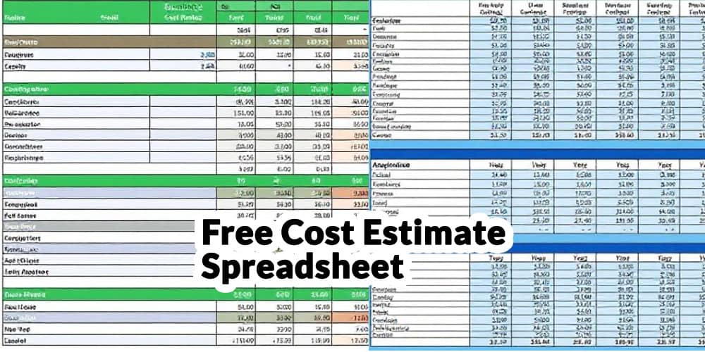 Construction Estimating Sheet | Free Cost Estimate Spreadsheet